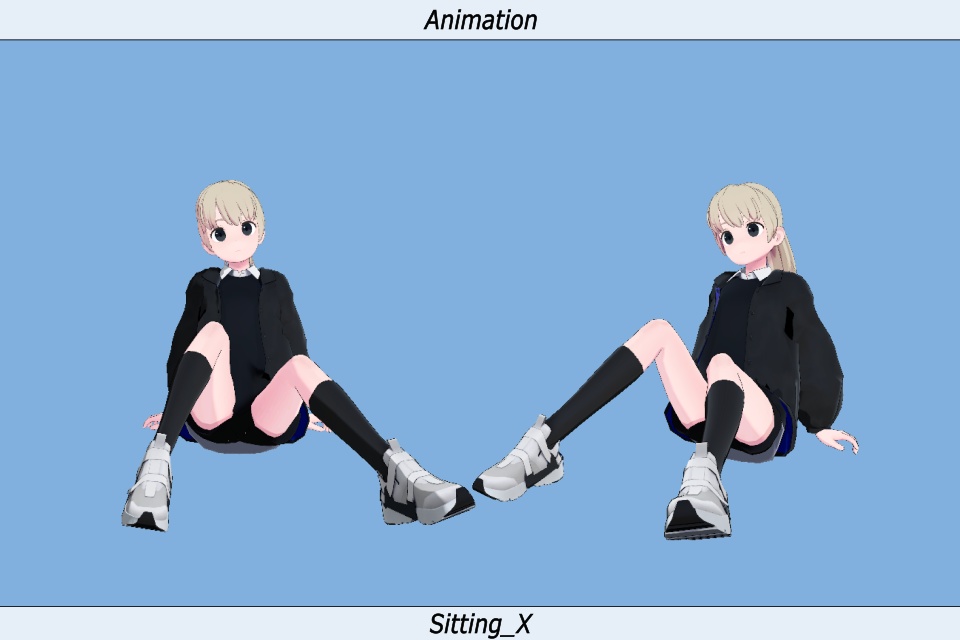 座りIdleモーション_06(Sitting Idle Motion)_Mir