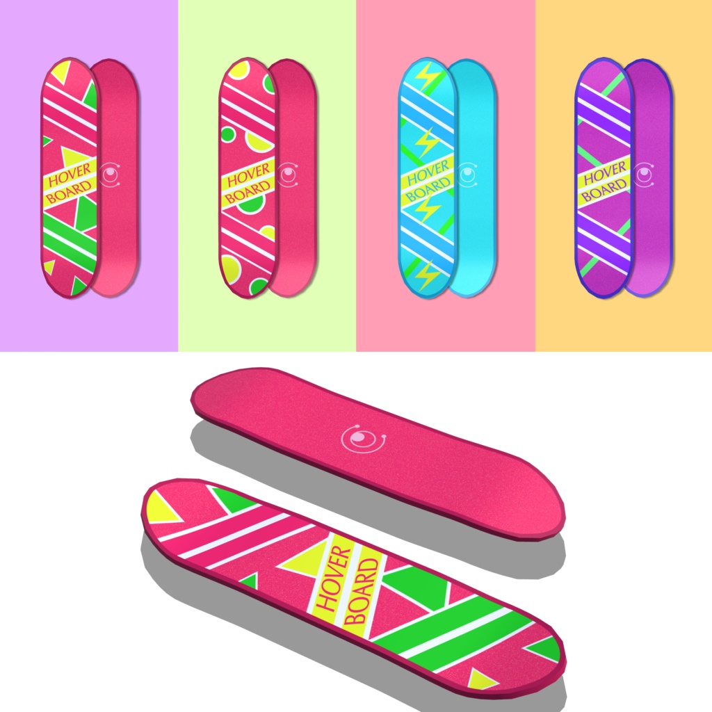 VRC用 リアルスケボーアニメーション【Real Skateboard Motion】