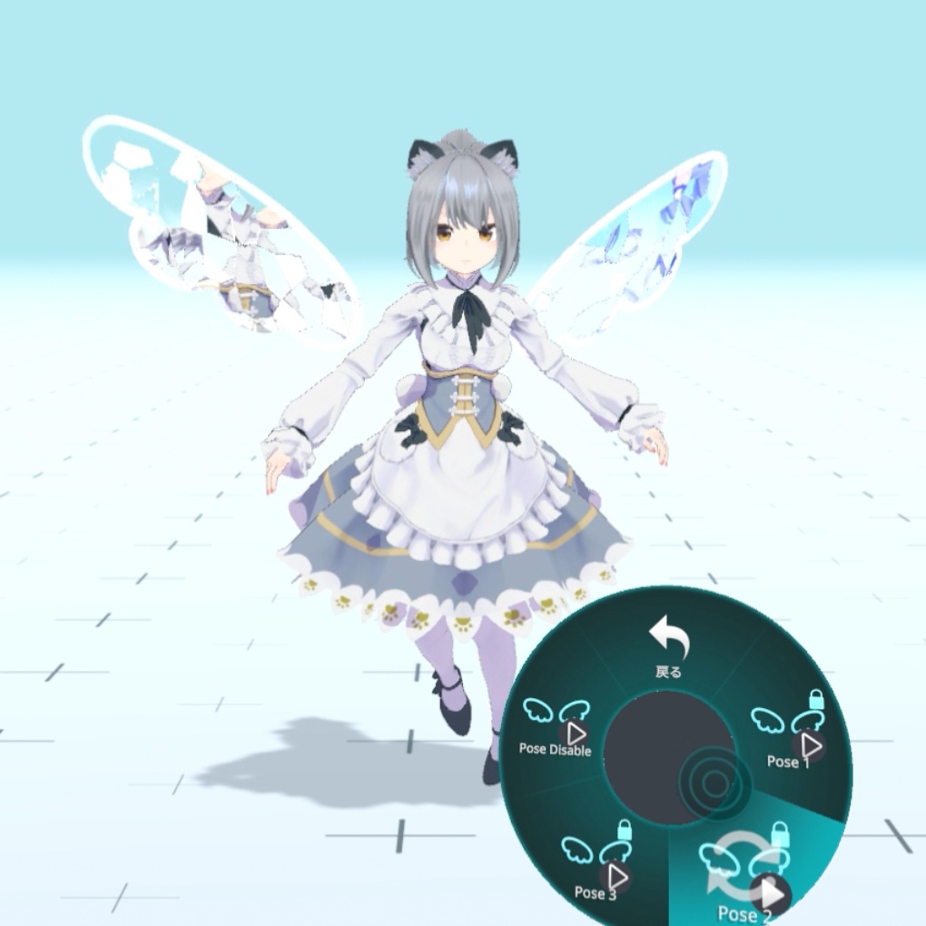 VRC向け ミラープリズムウィング(Mirror Prism Wing)