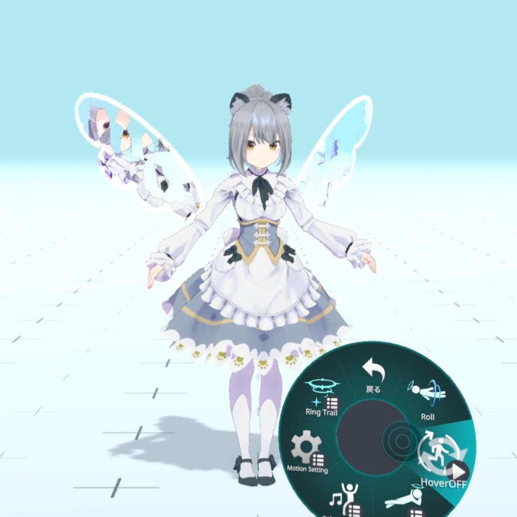 VRC向け ミラープリズムウィング(Mirror Prism Wing)