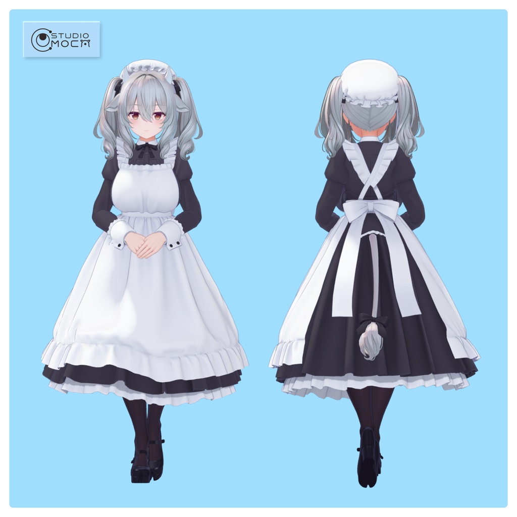 歩行モーション_メイド(Walkcycle Motion Maid)
