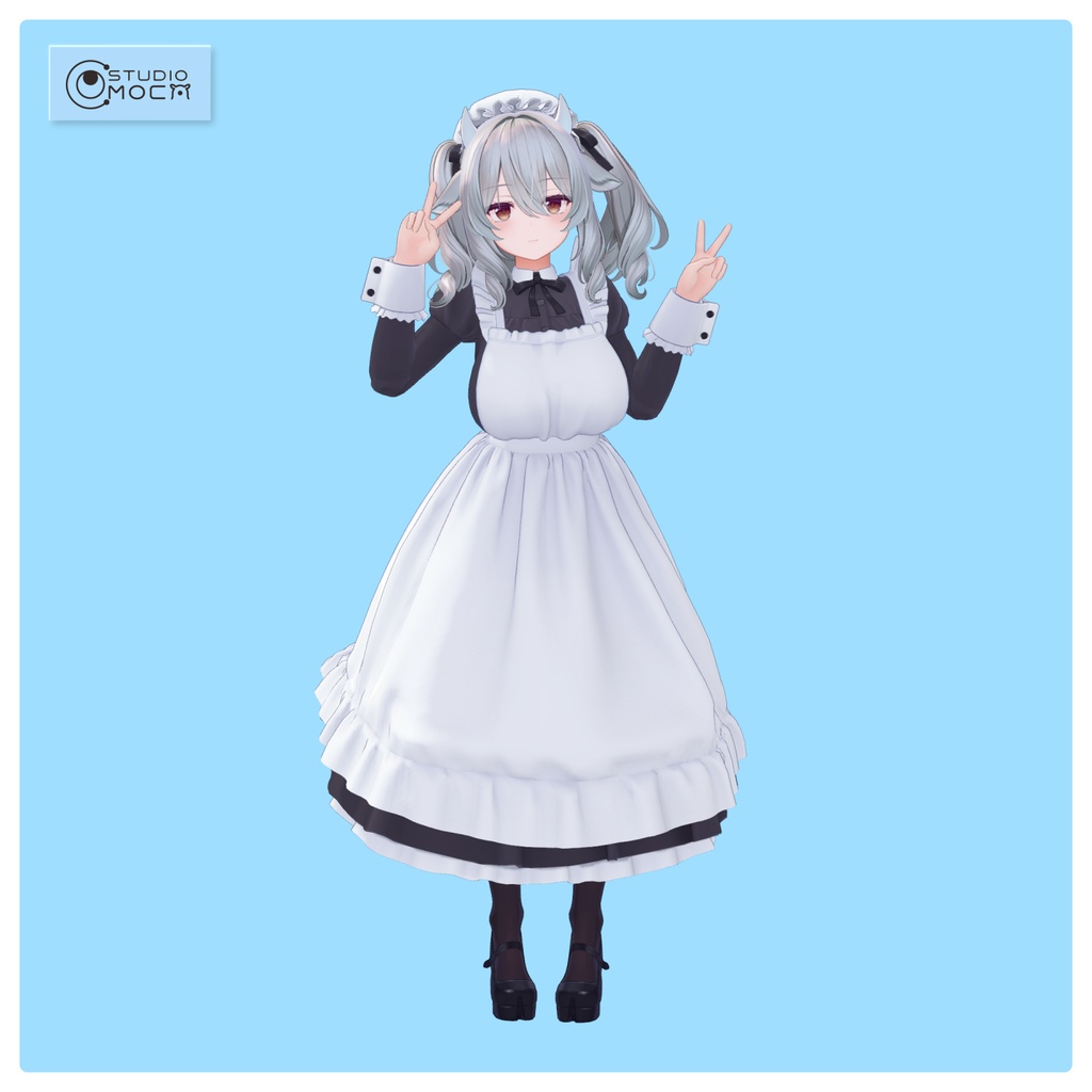 歩行モーション_メイド(Walkcycle Motion Maid)