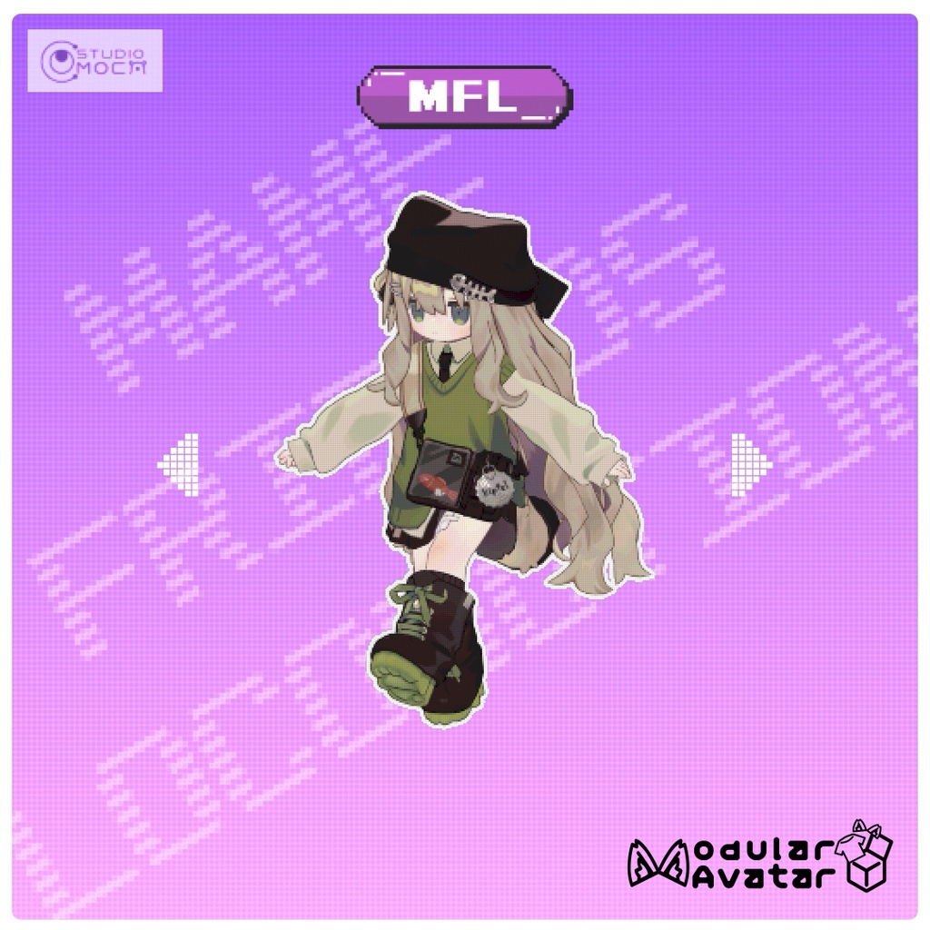 VRC用　まめふれんず移動モーション（Mame Friends Locomotion）