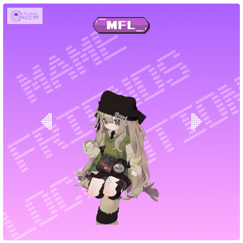 VRC用 まめふれんず移動モーション(Mame Friends Locomotion)
