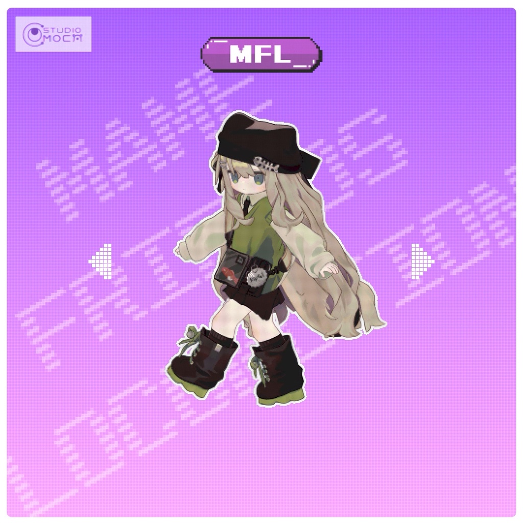 VRC用 まめふれんず移動モーション(Mame Friends Locomotion)