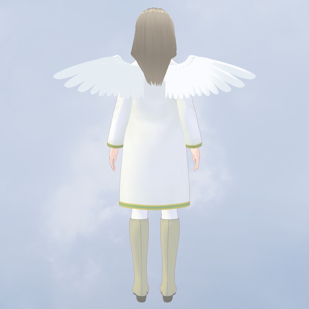 【VRMアバター】安息の天使(正装Ver.)【cluster・Rium対応】