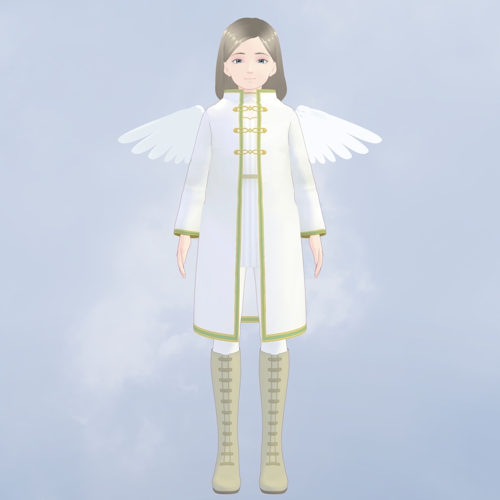 【VRMアバター】安息の天使(正装Ver.)【cluster・Rium対応】