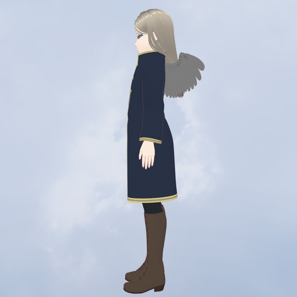 【VRMアバター】安息の天使(深淵Ver.)【cluster・Rium対応】※ハロウィンまで期間限定※