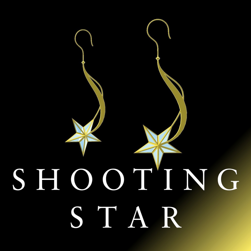 【Unity】VRM用イヤリング（ピアス）-流星-