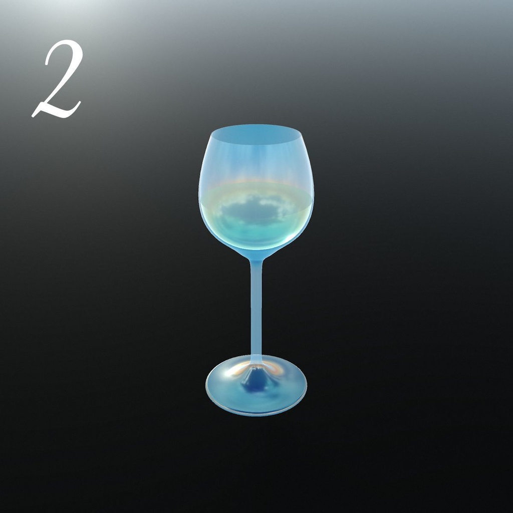 グラス&ドリンク 3Dモデル 6種セット