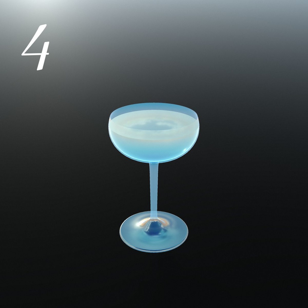 グラス&ドリンク 3Dモデル 6種セット