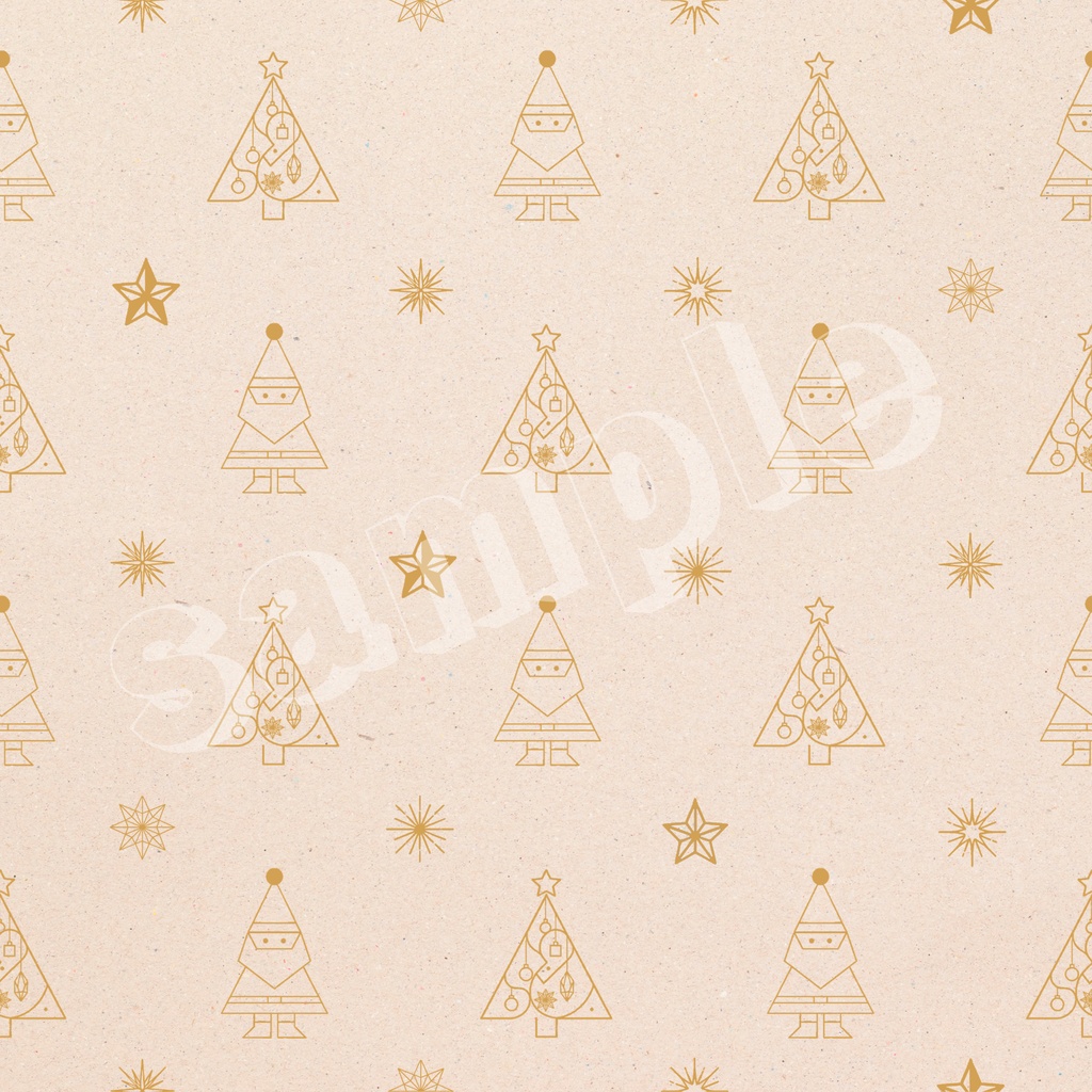 【商用利用可】大人のクリスマス柄デジタルペーパー(シームレスパターン/5color)