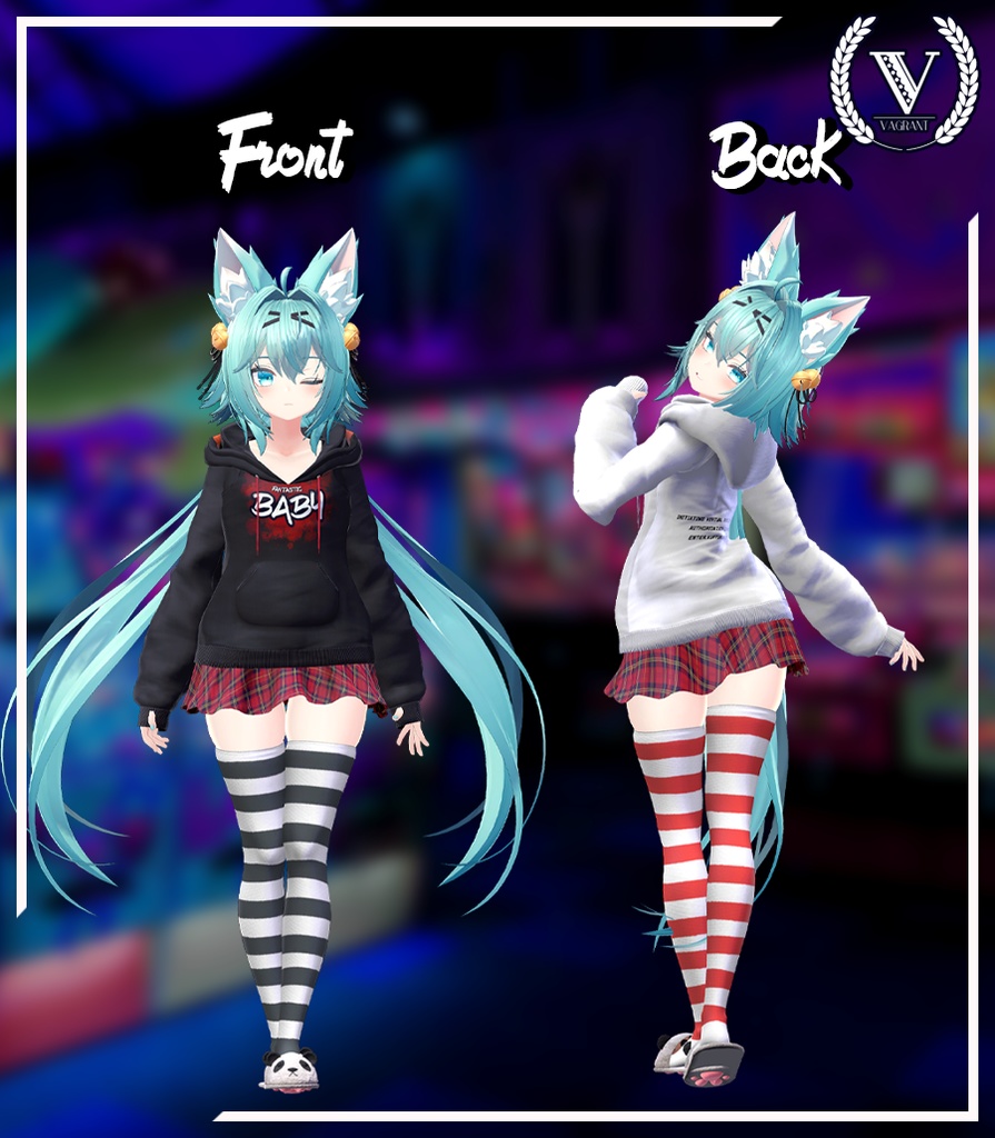 【竜胆用】ファンタスティック・ベイビーフードパーカーセット