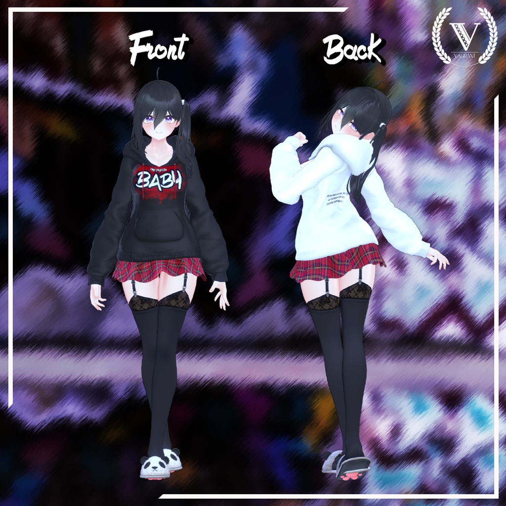 【3アバター対応】ファンタスティック・ベイビーフードパーカーセット