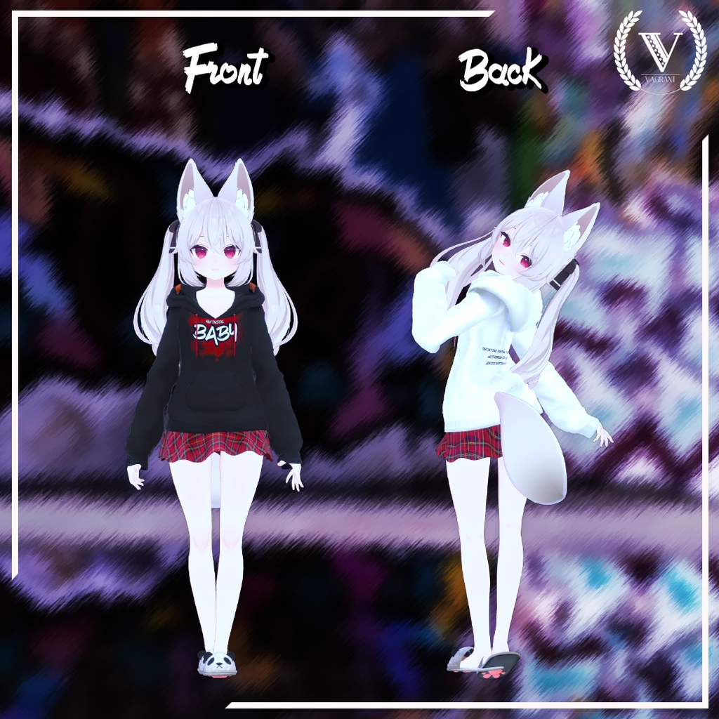 【3アバター対応】ファンタスティック・ベイビーフードパーカーセット