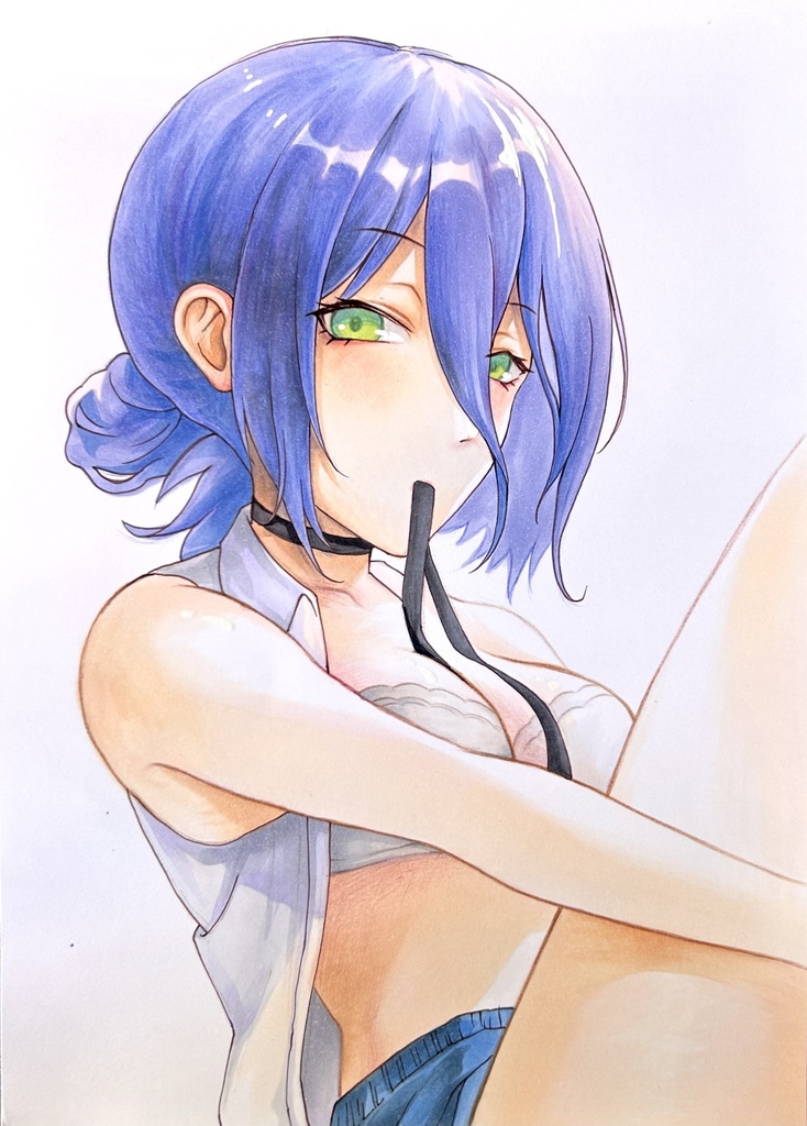 手描きイラスト♡チェンソーマン♡レゼ