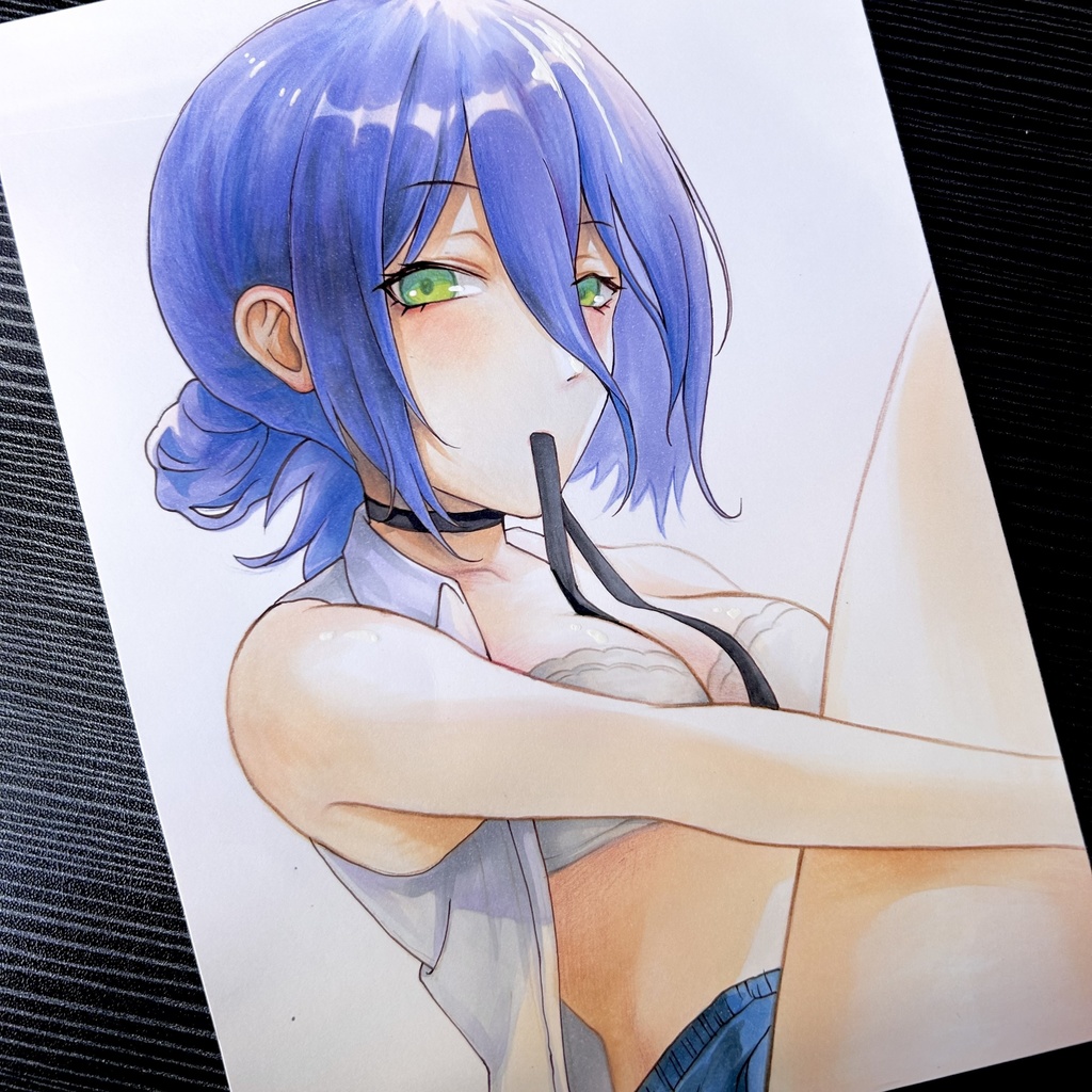 手描きイラスト♡チェンソーマン♡レゼ