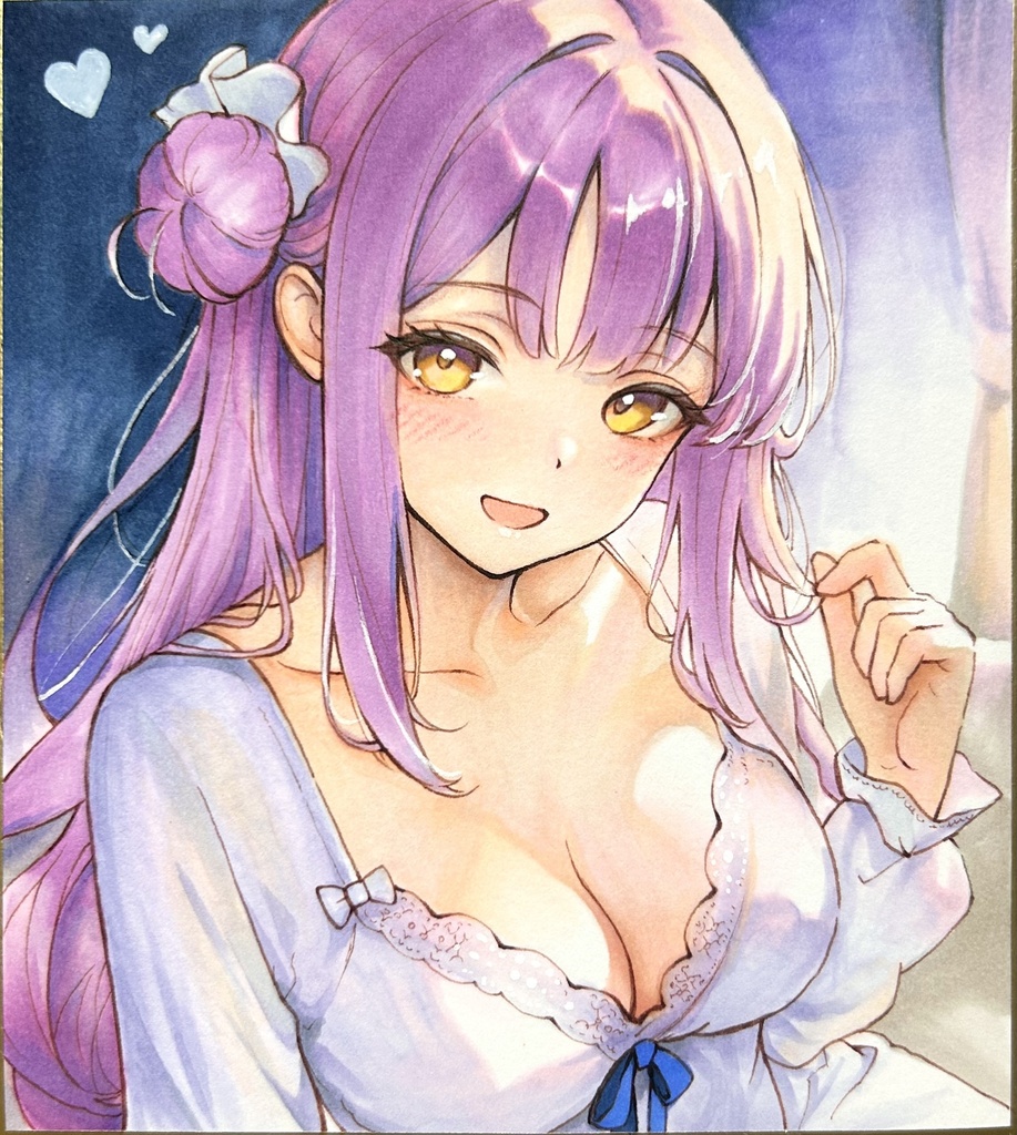 手描きイラスト♡美少女♡オリジナル♡パジャマ