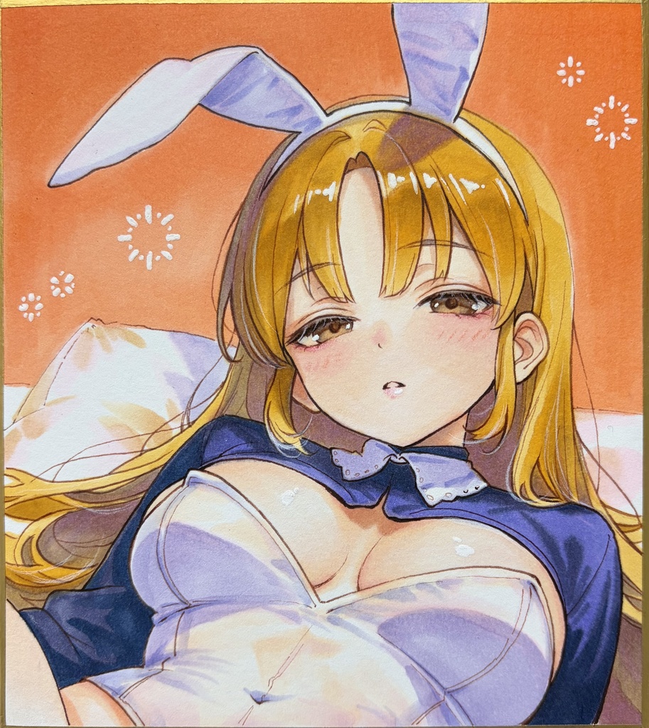 手描きイラスト♡美少女♡オリジナル♡バニーガール