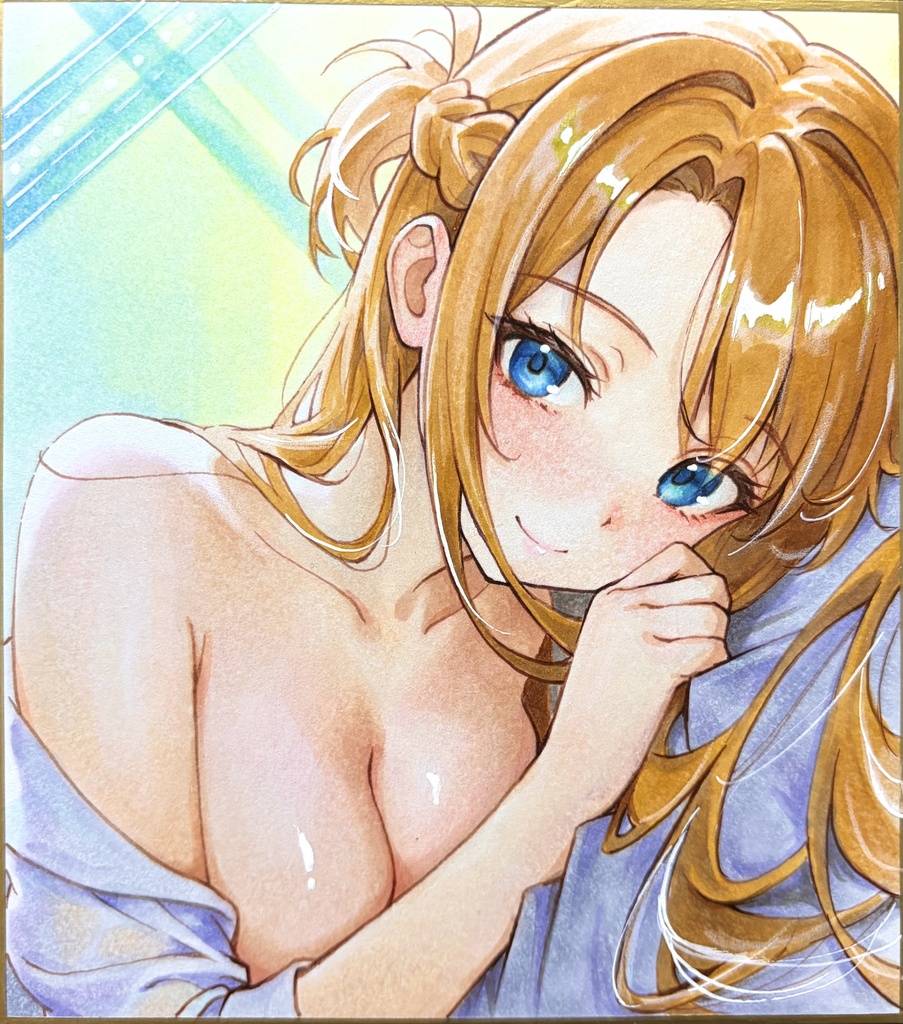 手描きイラスト♡美少女♡オリジナル♡金髪