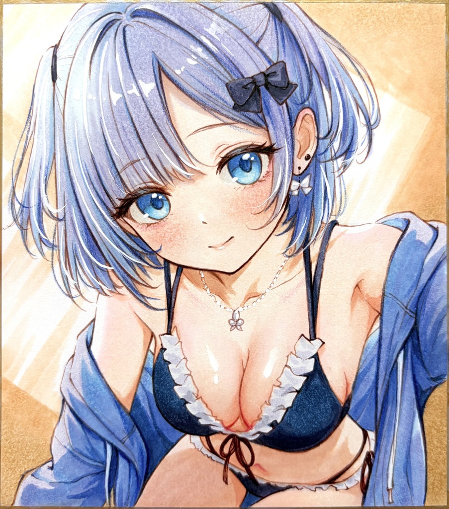 手描きイラスト♡美少女♡オリジナル♡一点物