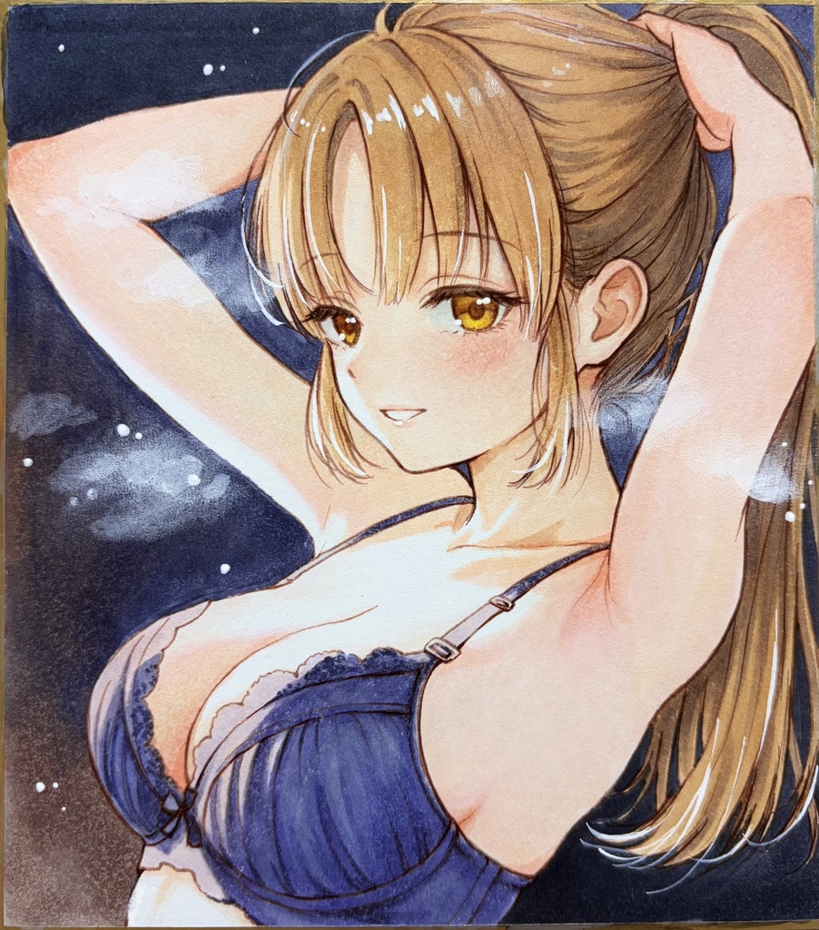 手描きイラスト♡美少女♡オリジナル♡一点物