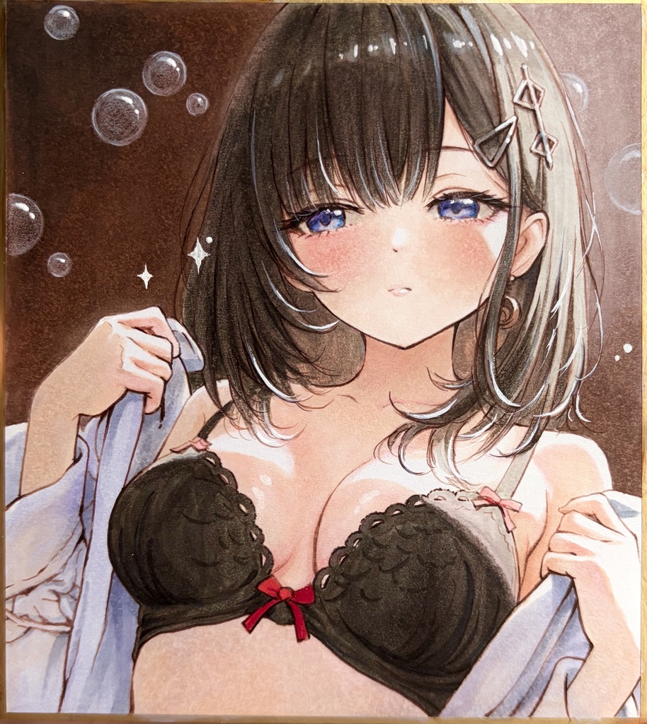 手描きイラスト♡美少女♡オリジナル♡一点物