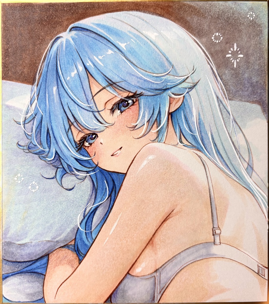 手描きイラスト♡美少女♡オリジナル♡一点物