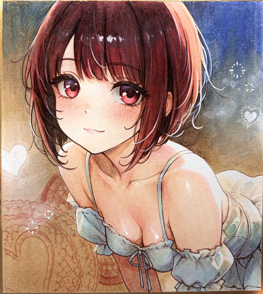 手描きイラスト♡美少女♡オリジナル♡一点物