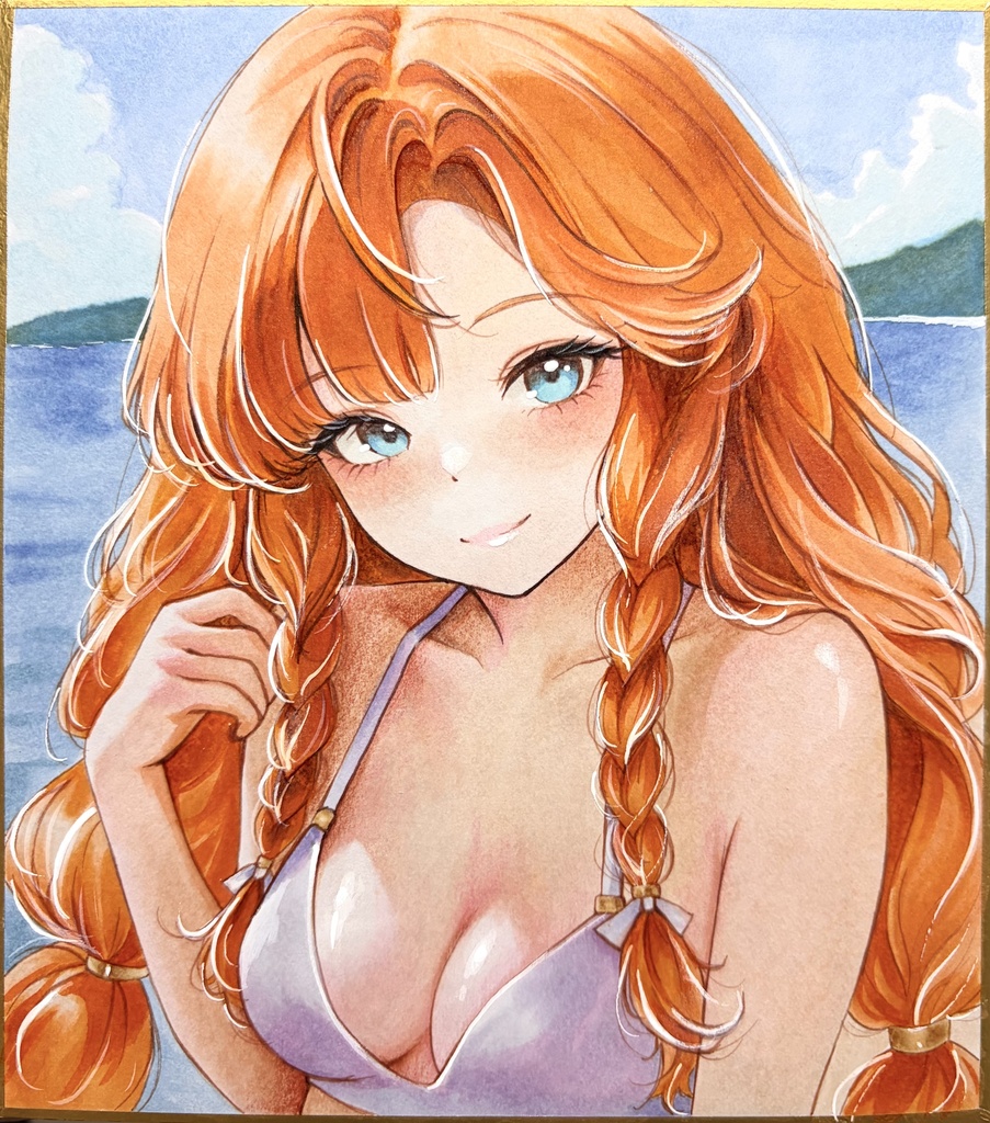 手描きイラスト♡美少女♡オリジナル♡一点物