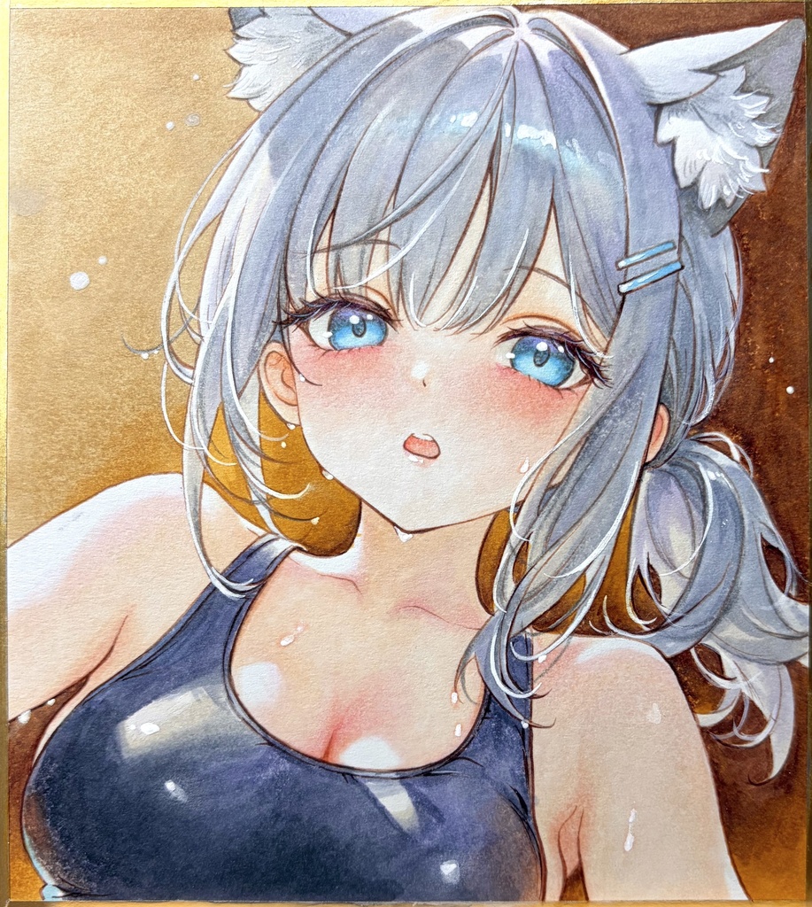 手描きイラスト♡美少女♡オリジナル♡一点物