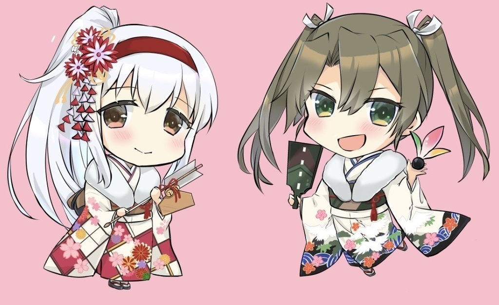 【FANBOX支援者様限定】晴れ着鶴姉妹アクリルスタンド