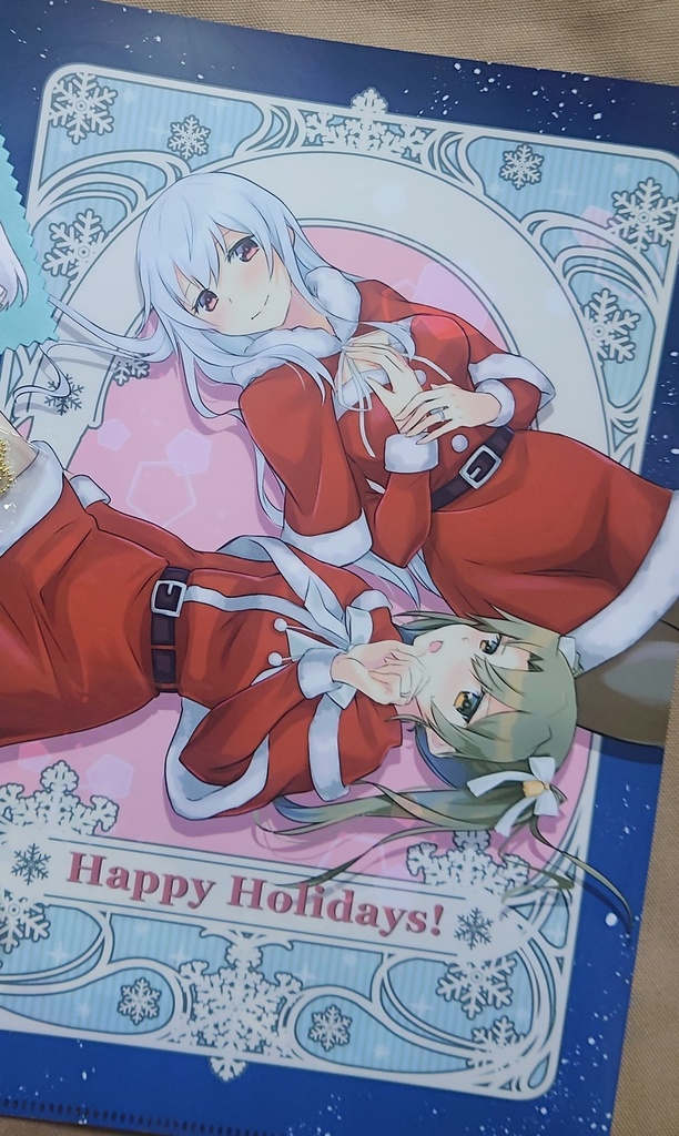 鶴姉妹Xmasクリアファイル