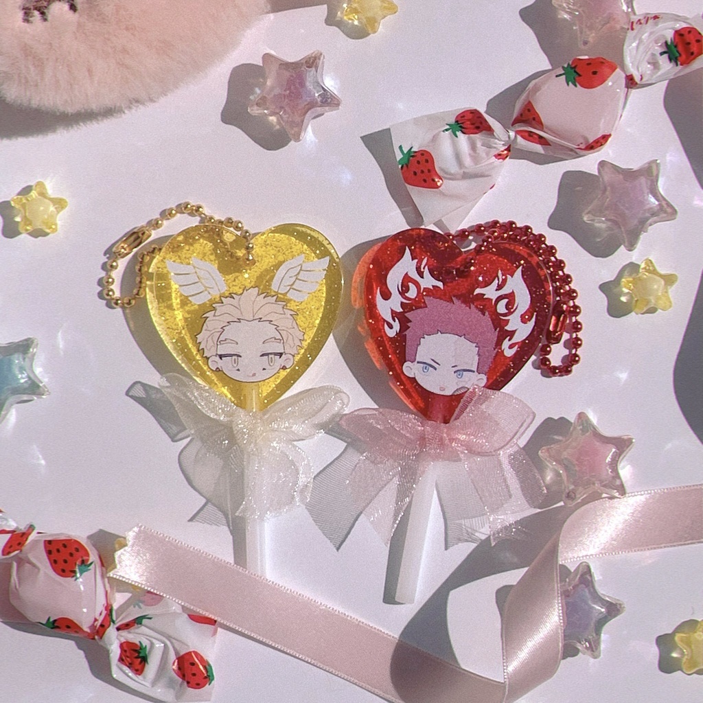 💛ロリポップアクリルキーホルダー❤️