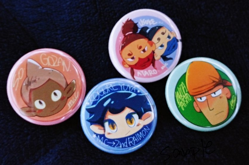 ［イナイレ］漫遊寺中缶バッチ