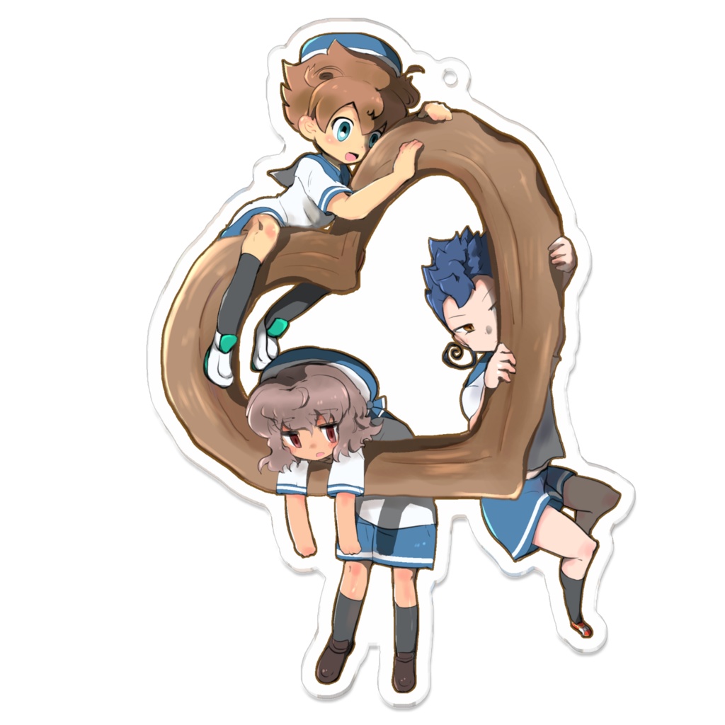 天馬・神童・剣城のアクリルキーホルダー