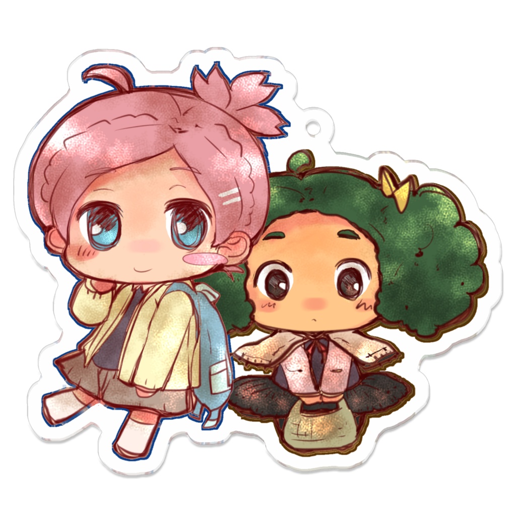 ［GO］さくらと好葉のアクリルキーホルダー［ギャラクシー］