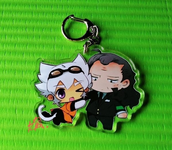 SARUとトウドウ議長のアクリルキーホルダー