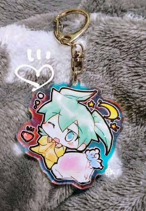 フェイくんのおやすみオーロラキーホルダー