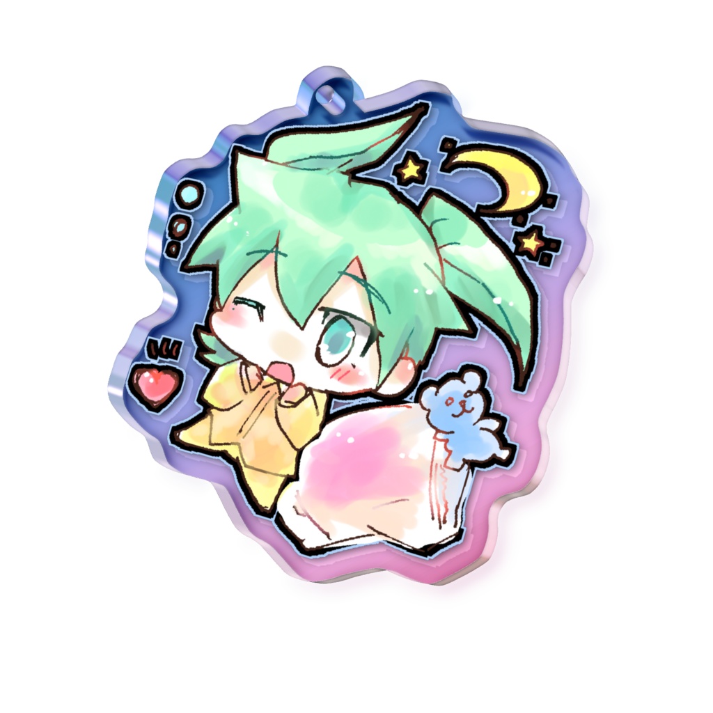 フェイくんのおやすみオーロラキーホルダー