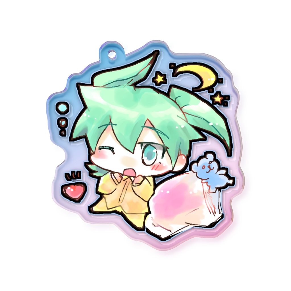 フェイくんのおやすみオーロラキーホルダー