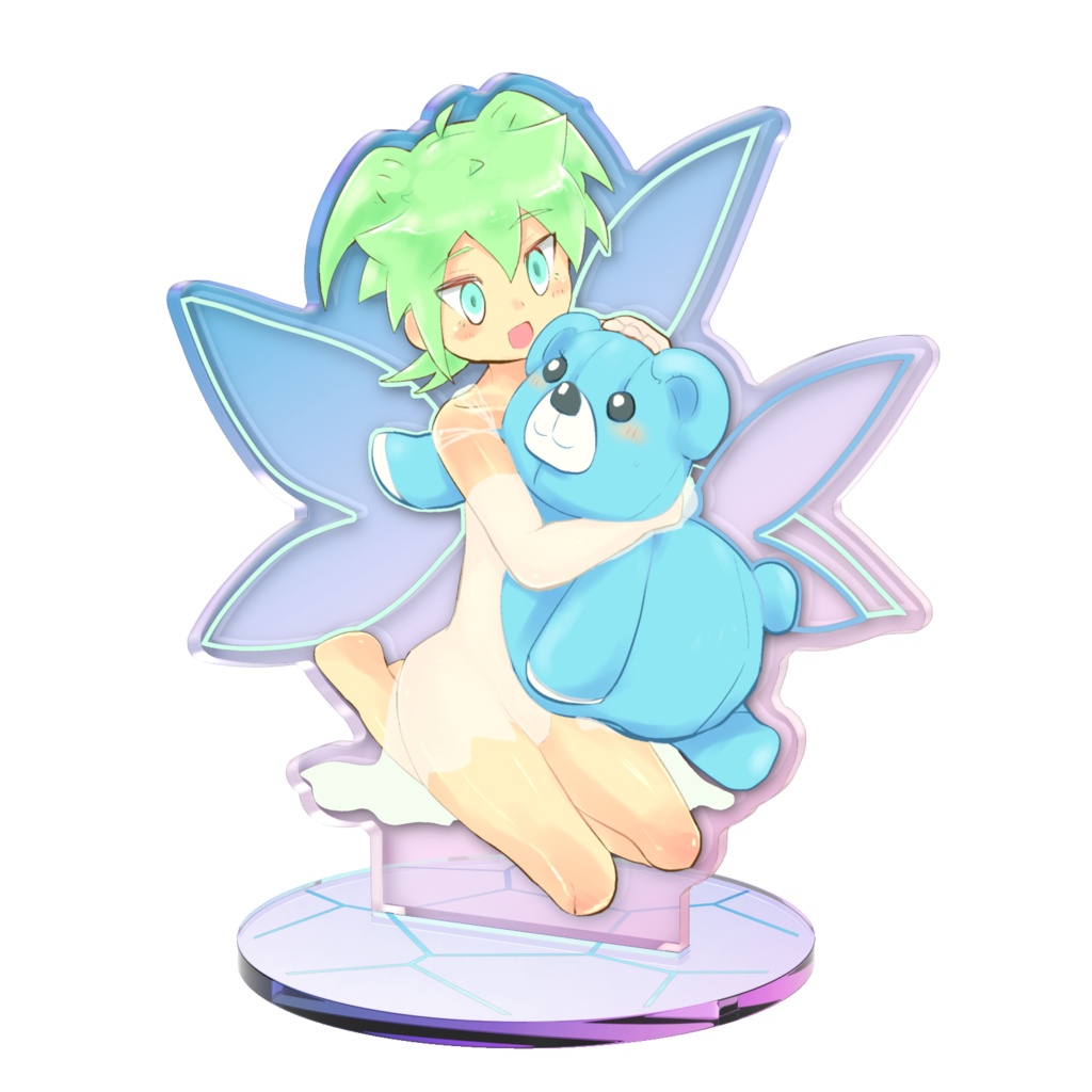 フェイ&ワンダバのオーロラ妖精アクリルスタンドとペーパーDL