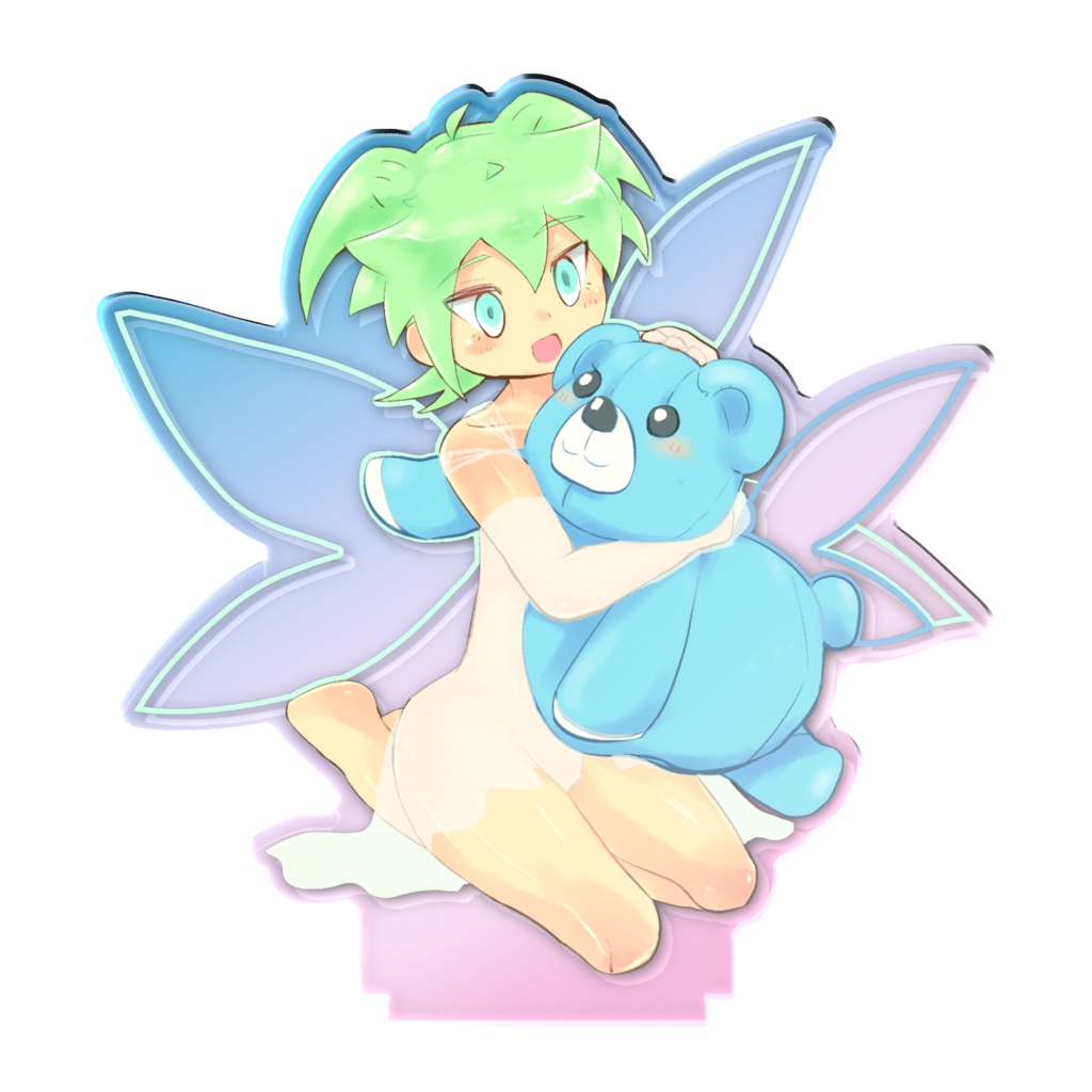 フェイ&ワンダバのオーロラ妖精アクリルスタンドとペーパーDL