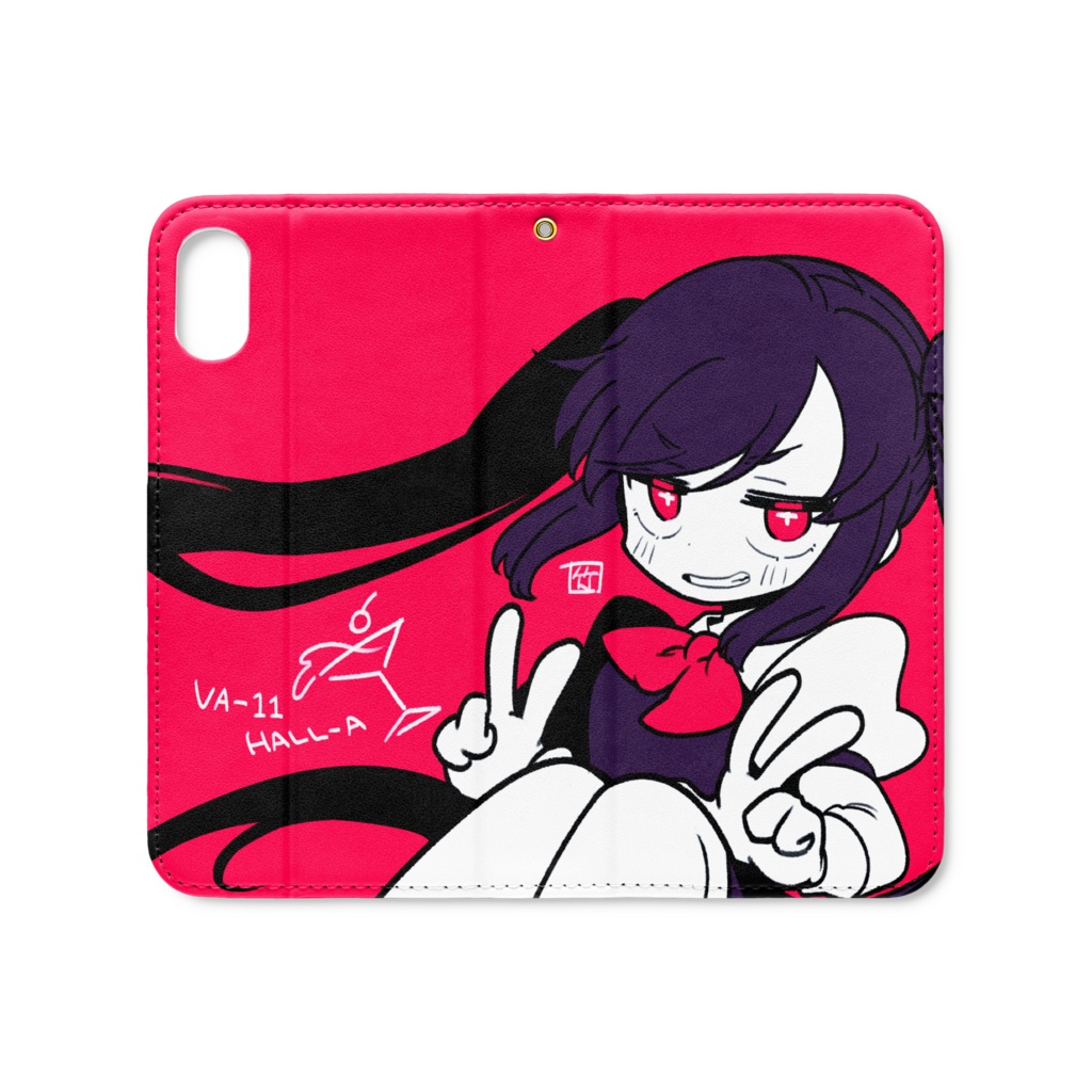 Va11HallAジルケース カラーレッド