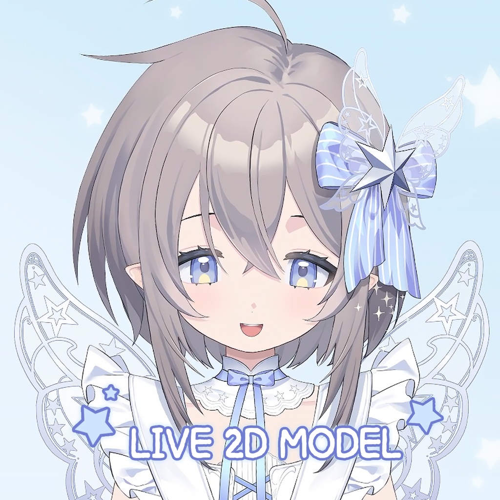 【Live2Dモデル】【汎用モデル】リボンの翼の少女