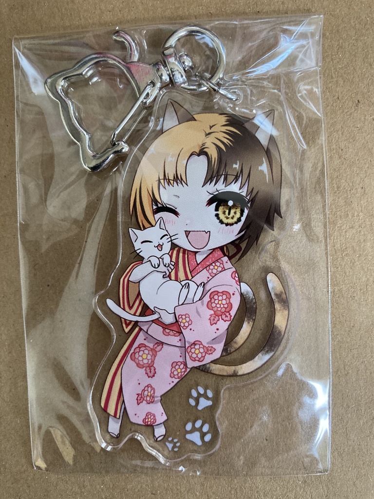 猫又ちゃんアクリルキーホルダー