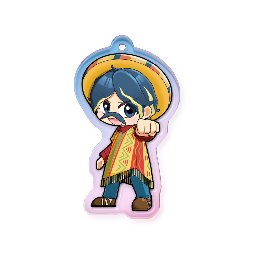 コロンボさんアクリルキーホルダー