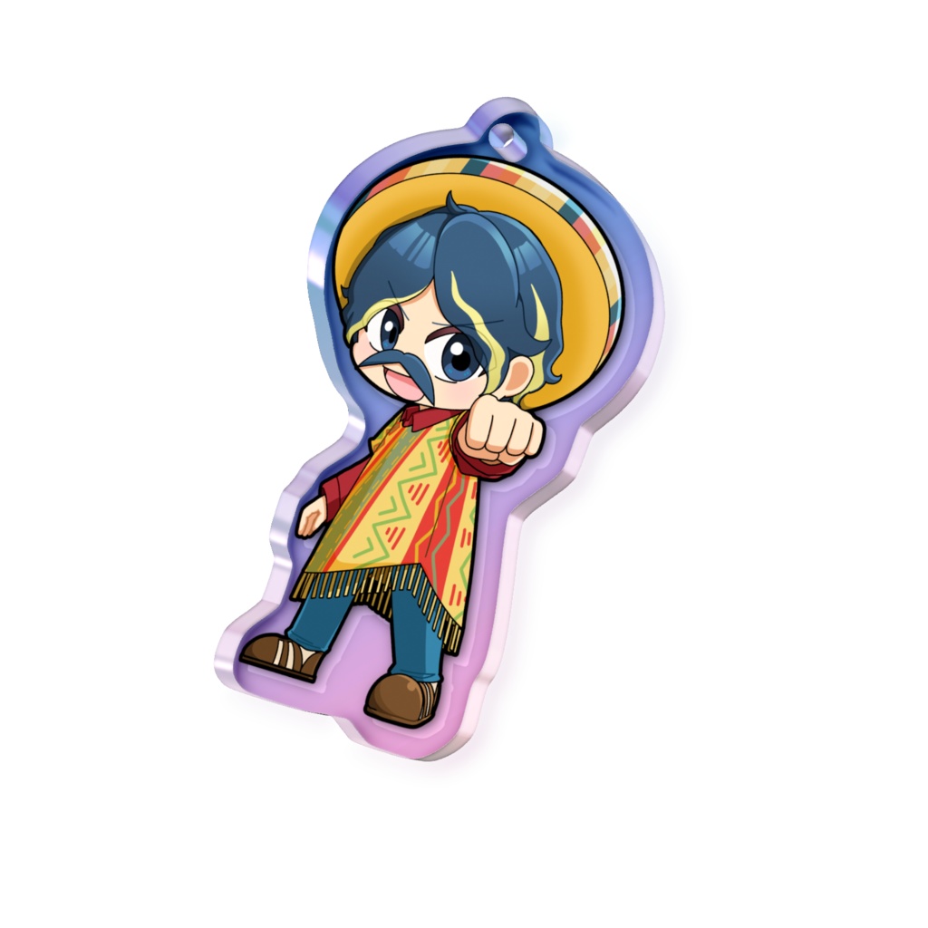 コロンボさんアクリルキーホルダー