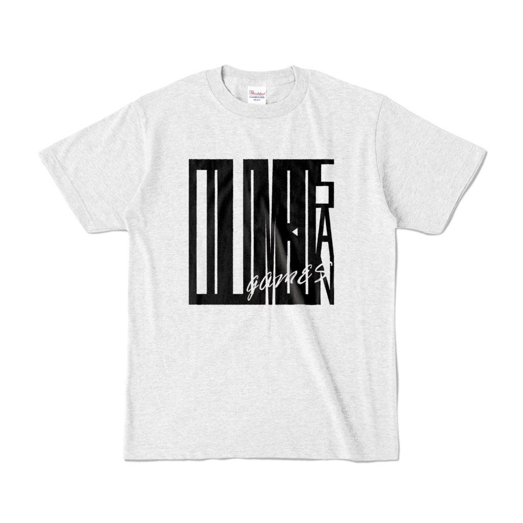 コロンボさんGAMES グラフィックTシャツ(ブラック&アッシュ)