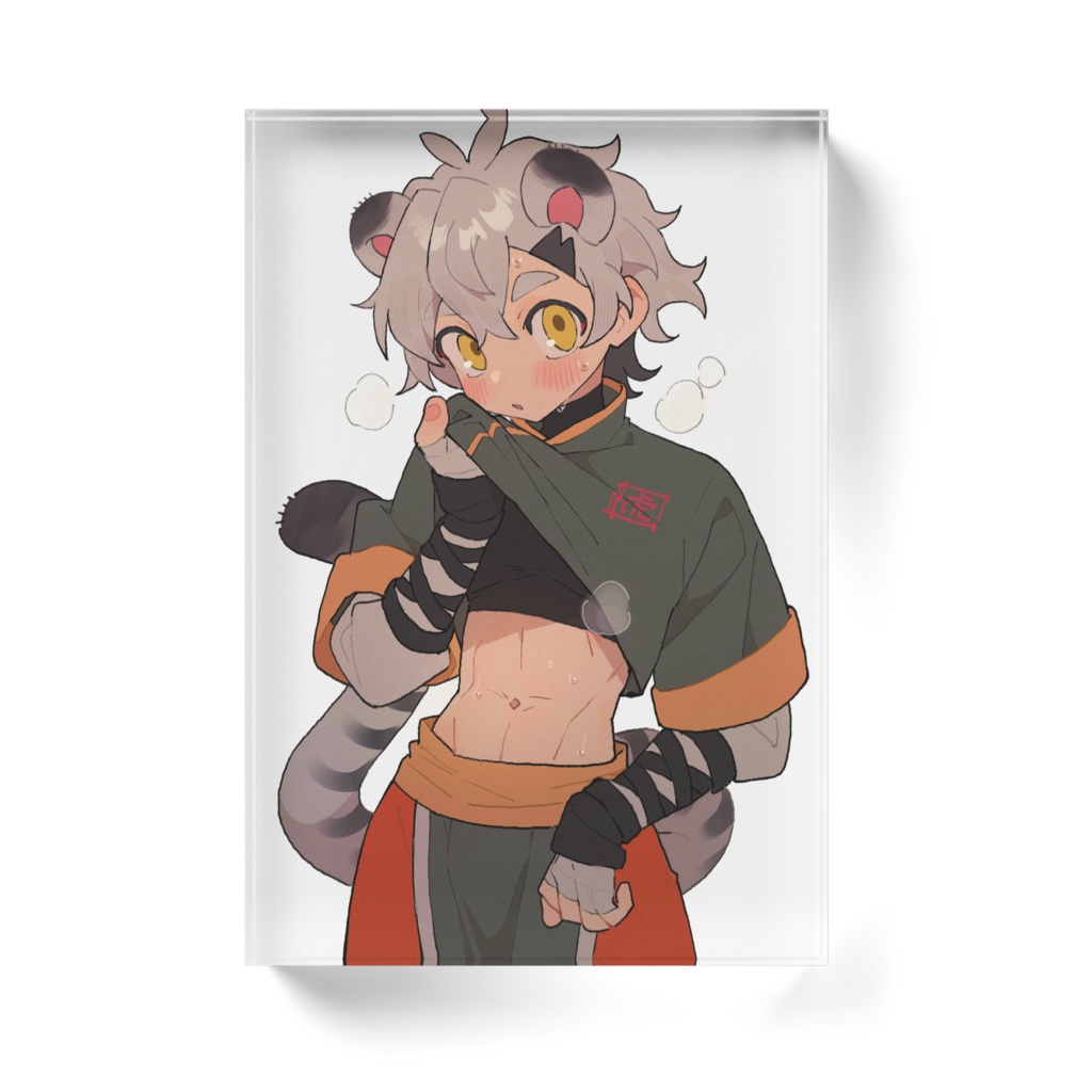 白虎くんアクリルブロック